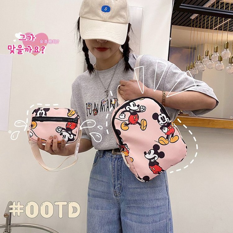 Disney Cartoon Mickey Mini Backpack minnie Mouse Kids Bag boys girls Mini handbag Cartoon Backpack New travel bag