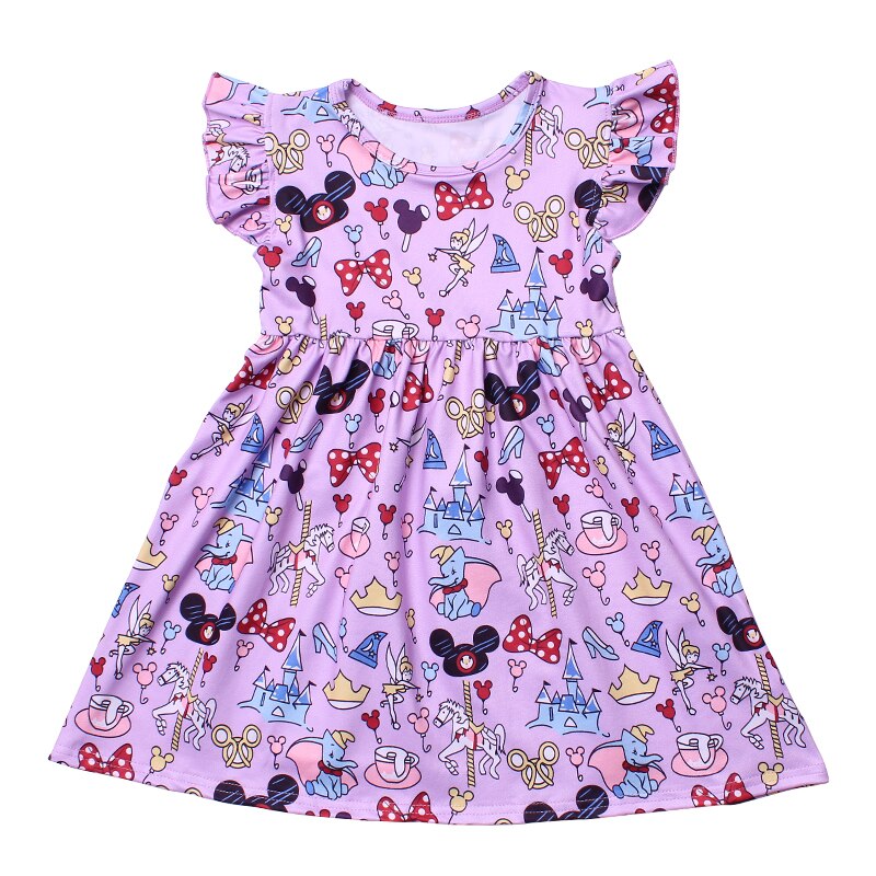 disneyland seamless printed dress 