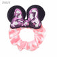 minnie mouse bow ears scrunchie