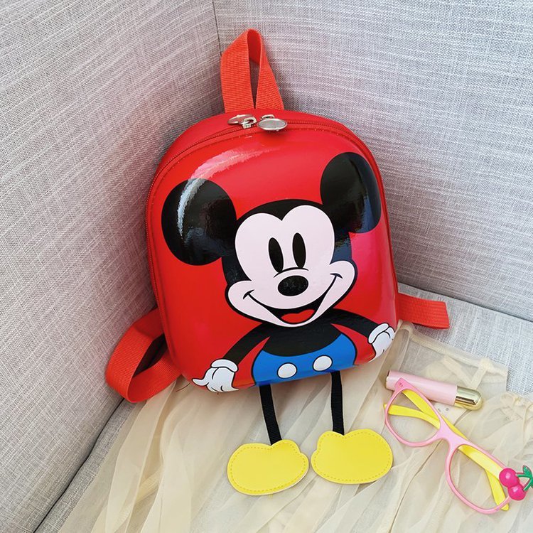 Kindergarten Baby Disney Schoolbag Fashion Kids Backpack Cute Cartoon Mickey Small School Bag Boys And Girls Hardshell Bags