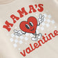 Pudcoco Infant Newborn Baby Girls Boys Valentine Day Romper Long Sleeve Crew Neck Heart Letter Print Sweatshirt Romper 0-24M