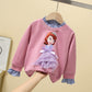 New Tee Shirt Girl Clothing Long Sleeves for Children's T-shirt Girls  Tops Sofia Quality Cotton Frozen Elsa Kids Clothes Ariel