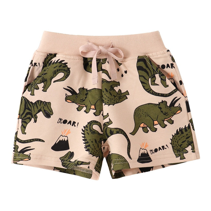 Summer Baby Shorts With Whale Print Short Pants Drawstring