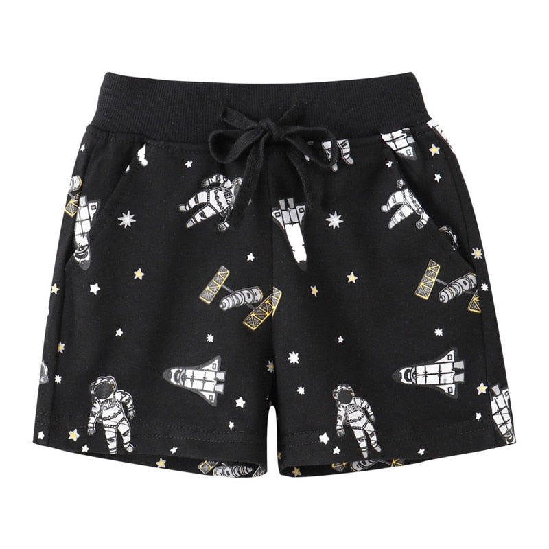 Summer Baby Shorts With Whale Print Short Pants Drawstring