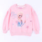 New Tee Shirt Girl Clothing Long Sleeves for Children's T-shirt Girls  Tops Sofia Quality Cotton Frozen Elsa Kids Clothes Ariel