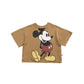 Baby Girl Clothes Disney  Mickey Mouse Pattern New Fashion Short Sleeve 9m To 6 Years T-shirt  Casual Tops Summer Spring clothes