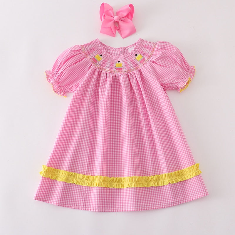 Back To School Smocked Dress