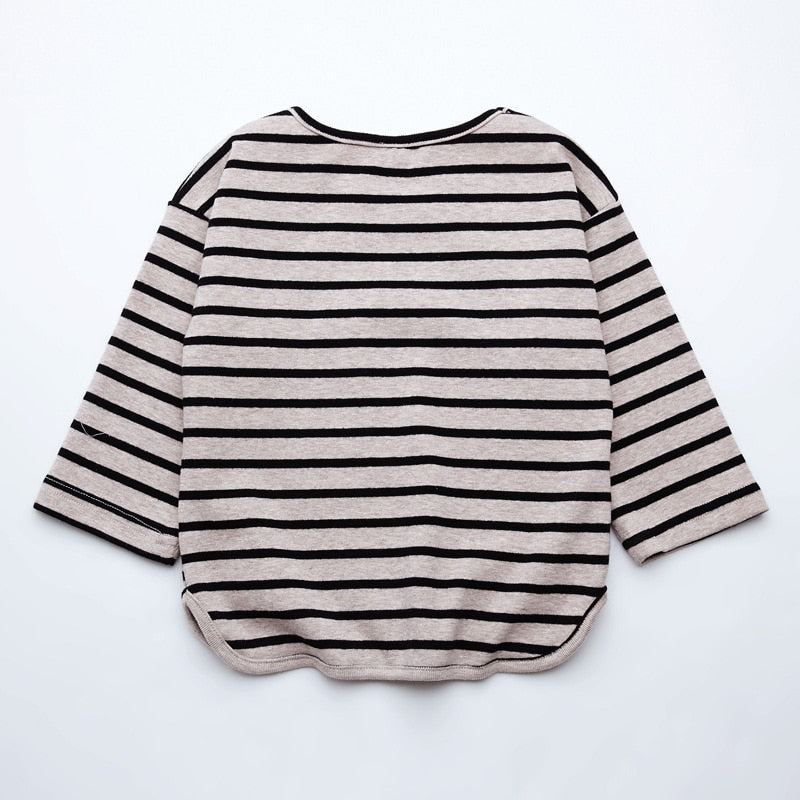 Striped Long Sleeve Staple