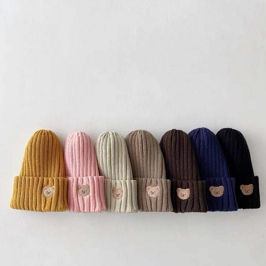 Teddy Embroidered Beanie