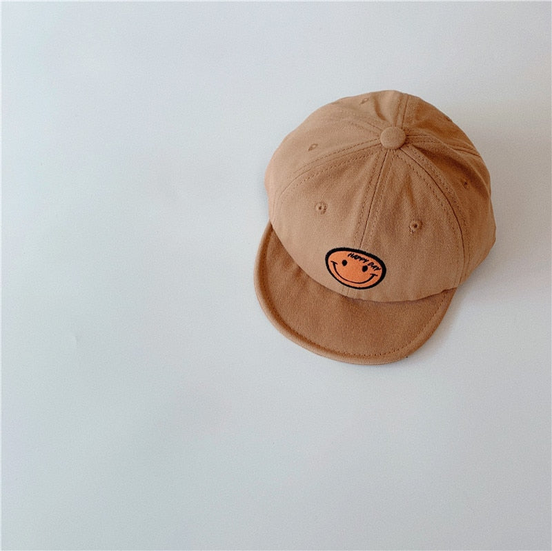 Smiley Embroidered Hat