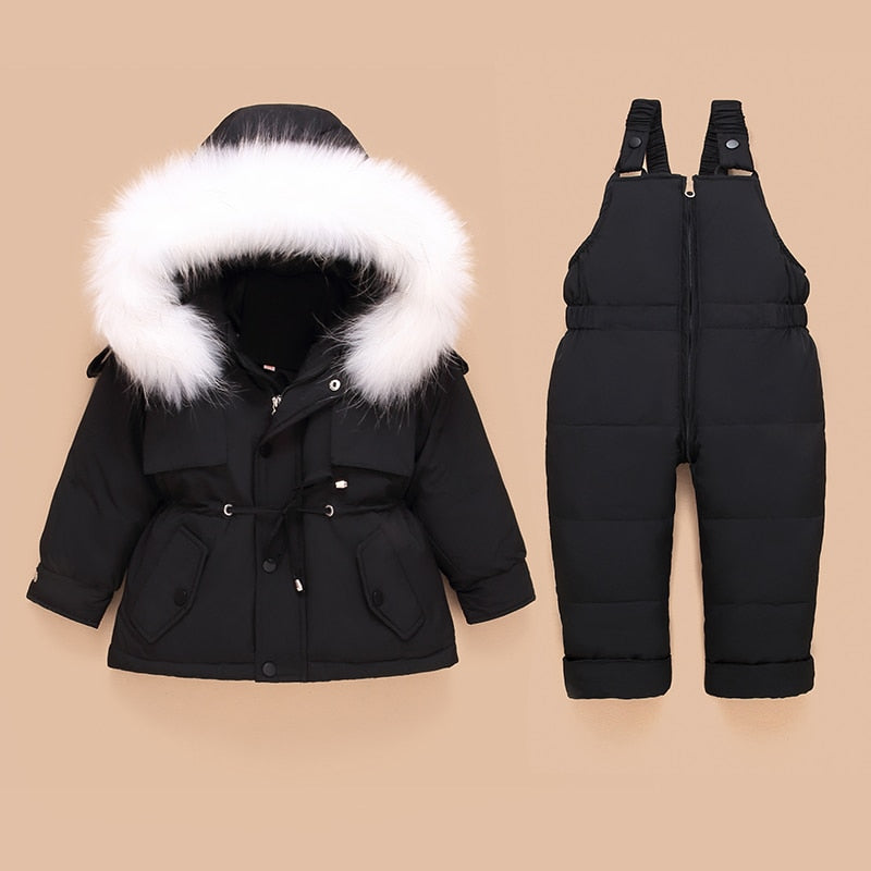 Winter Jacket+jumpsuit Set