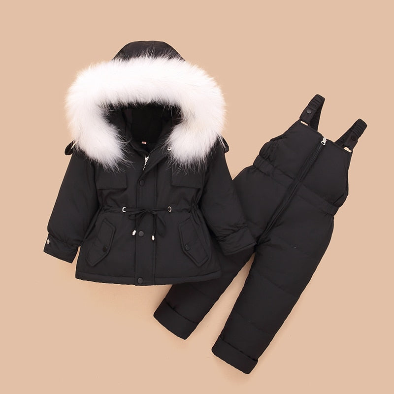 Winter Jacket+jumpsuit Set