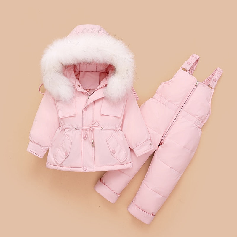 Winter Jacket+jumpsuit Set