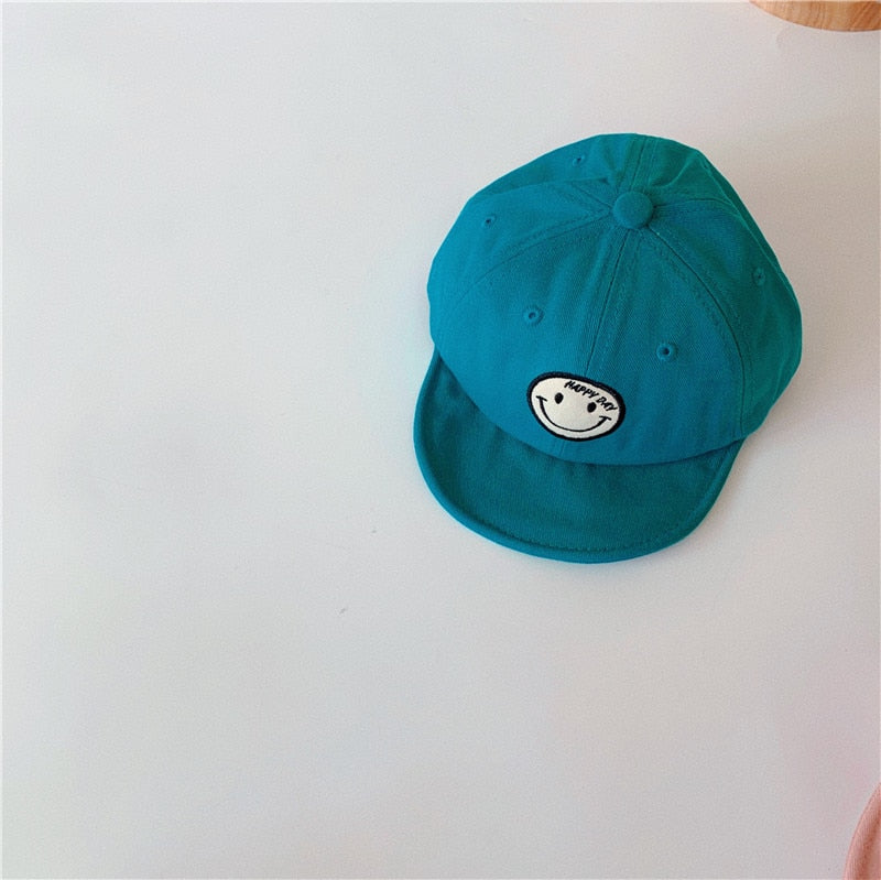 Smiley Embroidered Hat