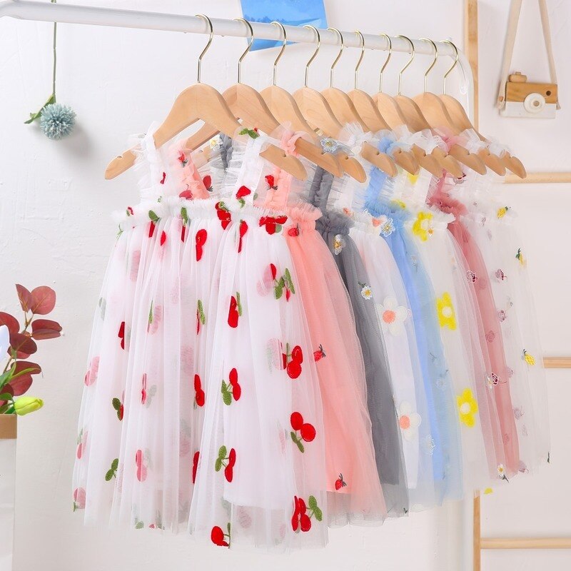 Flowers Princess Party Dress (NEW)