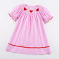 Sibling Valentine's Day Smocked Dress // Romper