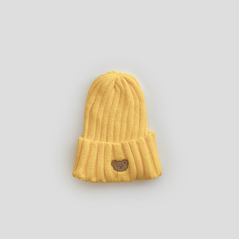 Teddy Embroidered Beanie