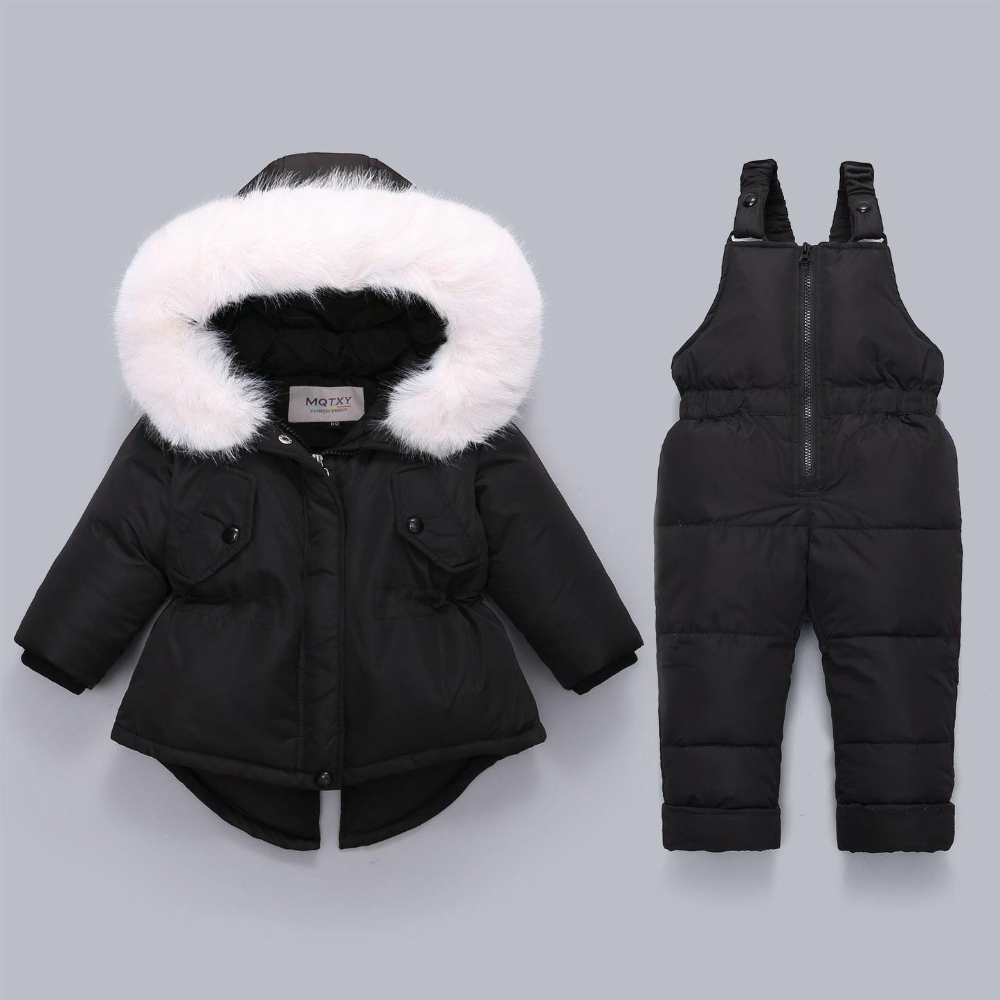 Winter Jacket+jumpsuit Set