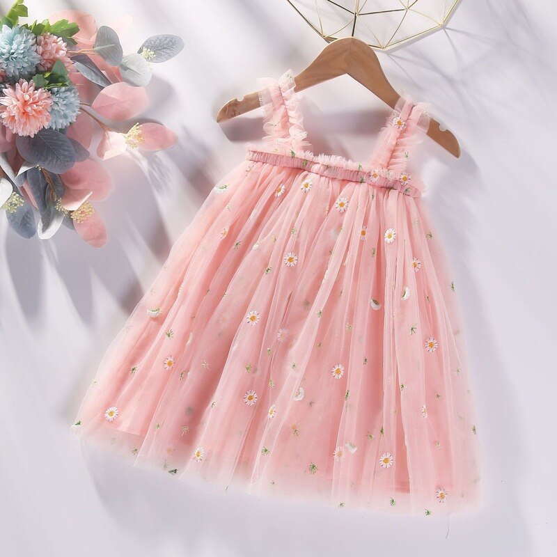 Flowers Princess Party Dress (NEW)