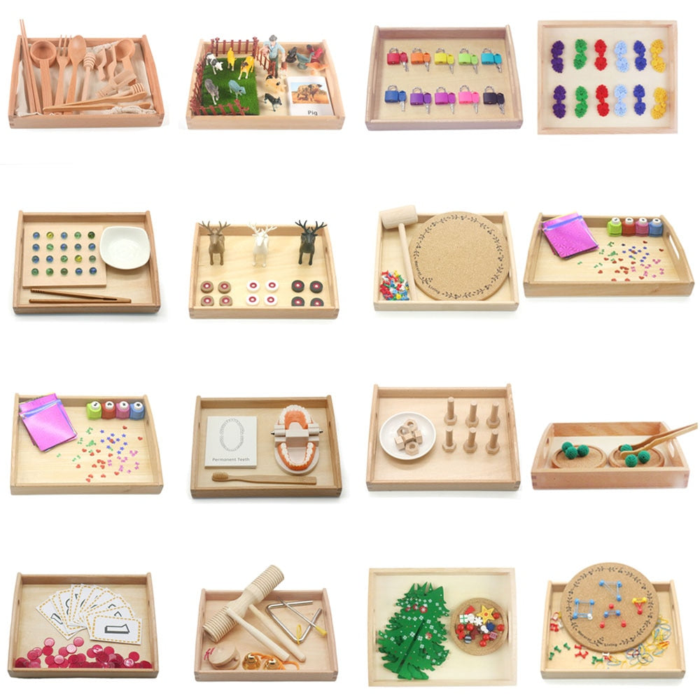 Montessori Sensory Bin Activity Sets