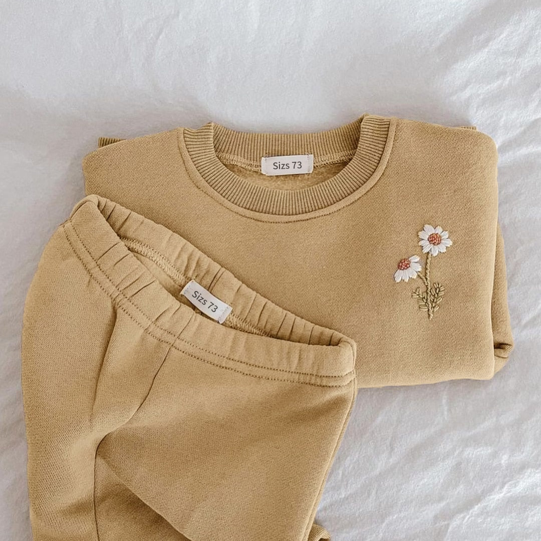 Dainty Daisy Sweatsuit Set