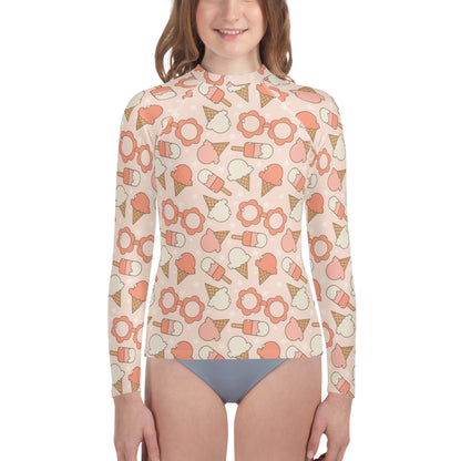 Summer Sweets Youth Rash Guard