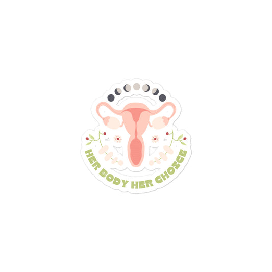 Uterus Moon Cycle Sticker