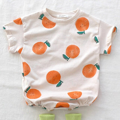 Orange Baby Bodysuits