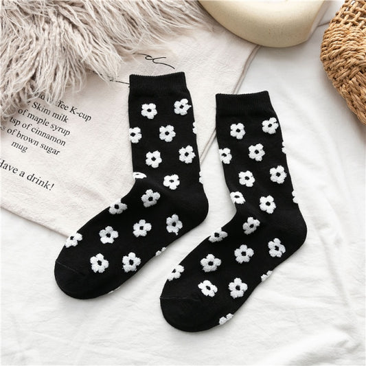 Women’s Neutral Floral Socks