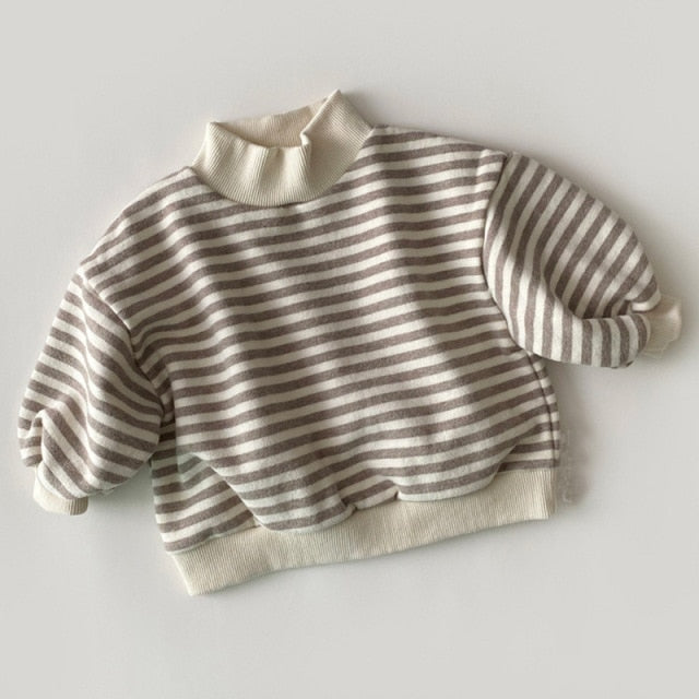 Neutral Striped Sweater