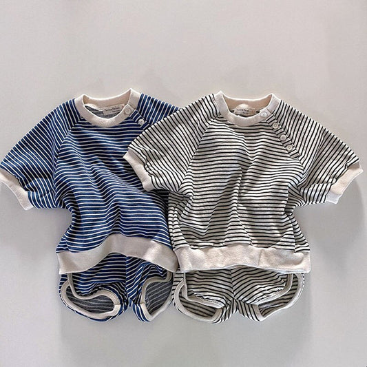 Striped Short Set (2 PCs)