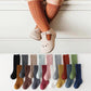 Unisex Ribbed Knee High Socks