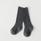 Unisex Ribbed Knee High Socks