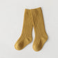 Unisex Ribbed Knee High Socks