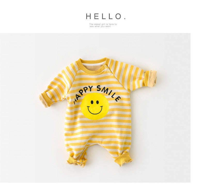 Smiley Baby Romper