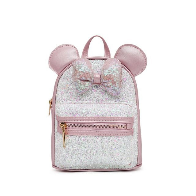 Minnie Bow Sparkly Backpack