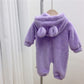 Cute Bear Hooded Romper