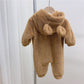 Cute Bear Hooded Romper