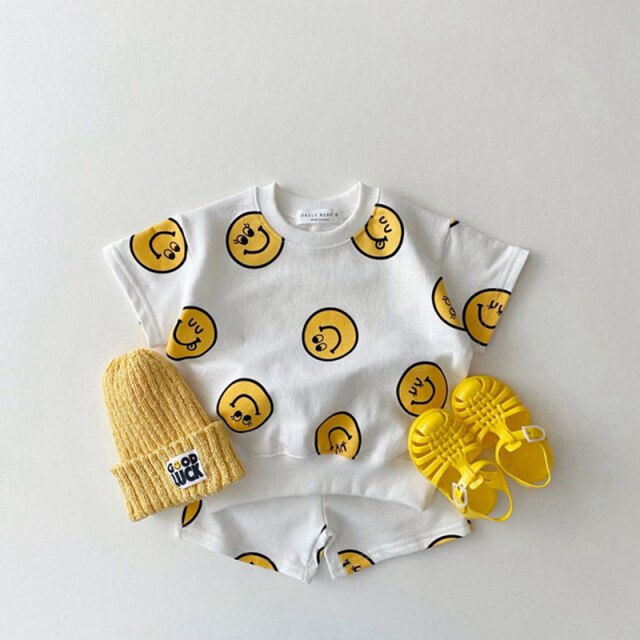 Smile Print 2Pc Set