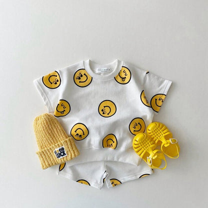 Smile Print 2Pc Set