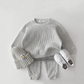 Loose Tracksuit Pullovers Tops+Pants 2PCS