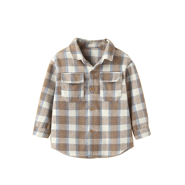 Kids Flannel Shacket 2-7Y