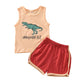 2 Piece Dino Set - Tank + Shorts