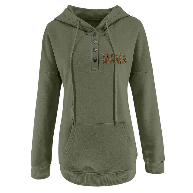 Women's Hooded MAMA Sweatshirts