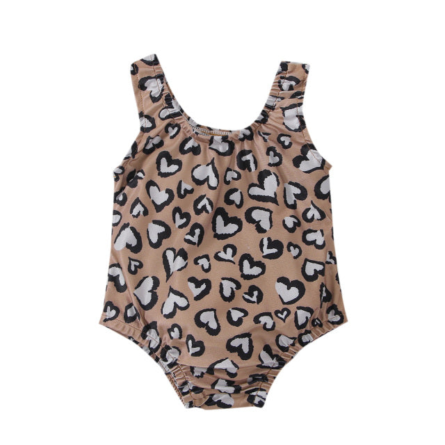 Leopard Print One-Pieces Bathing Suit