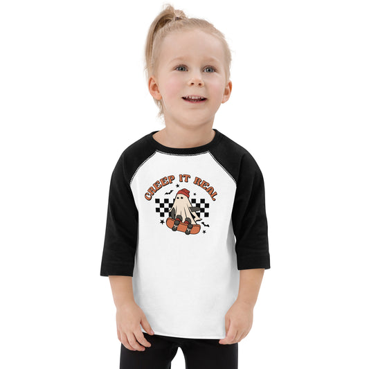 Creep It Real Toddler baseball shirt