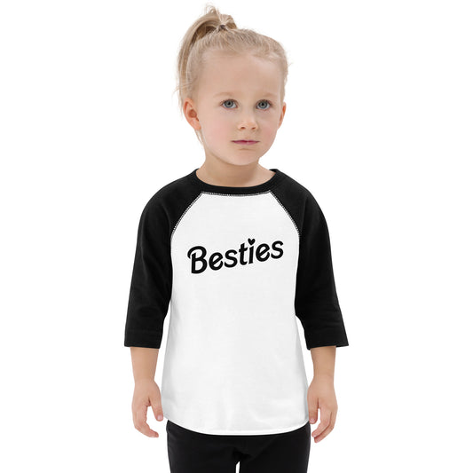 Besties Toddler baseball shirt