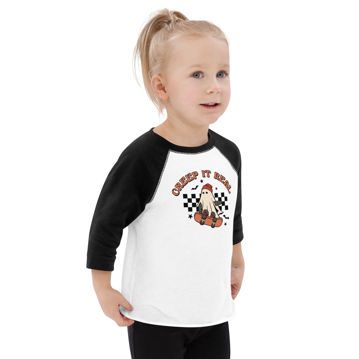 Creep It Real Toddler baseball shirt