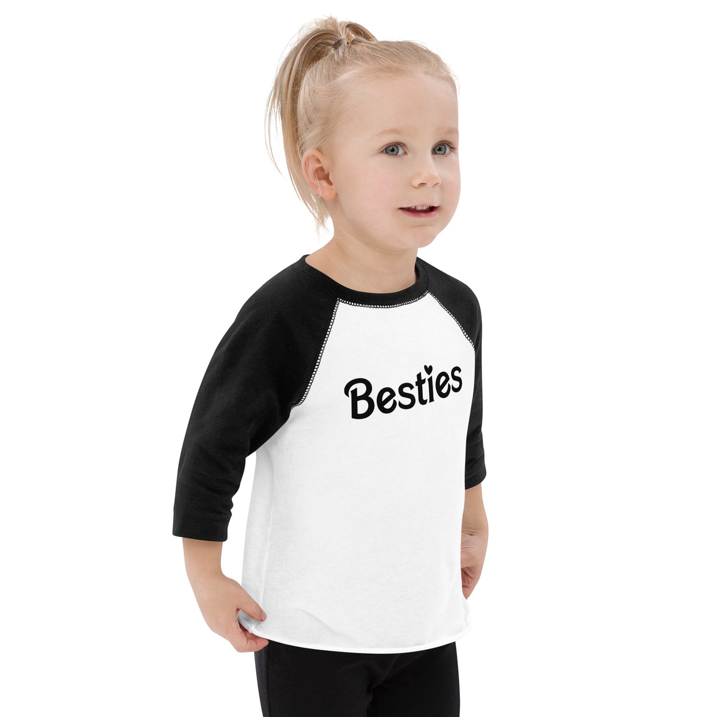 Besties Toddler baseball shirt