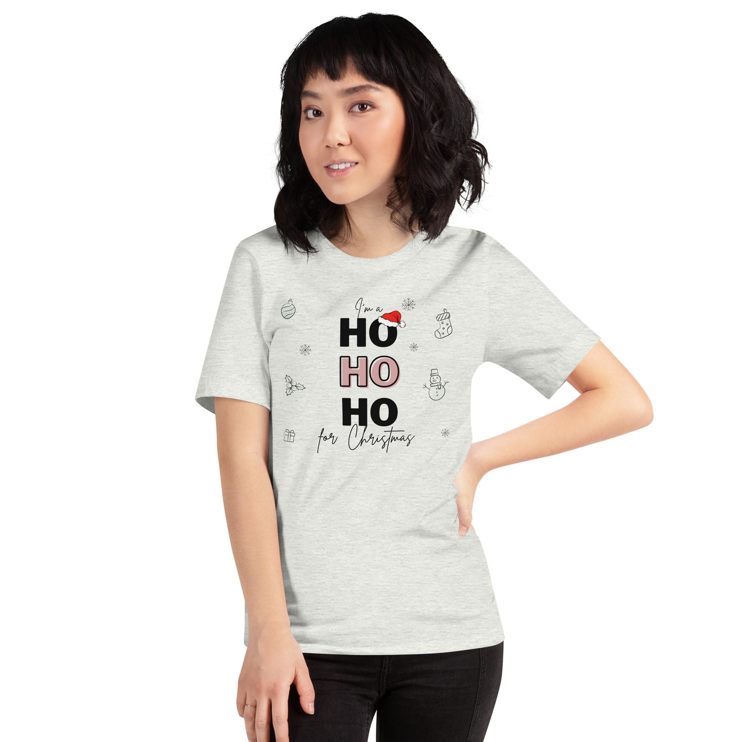 I'm a HO HO HO For Christmas - Black / Pink